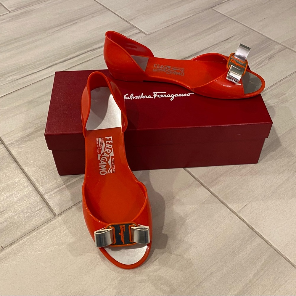 Salvatore Ferragamo jelly flats size 8 - Picture 3 of 5